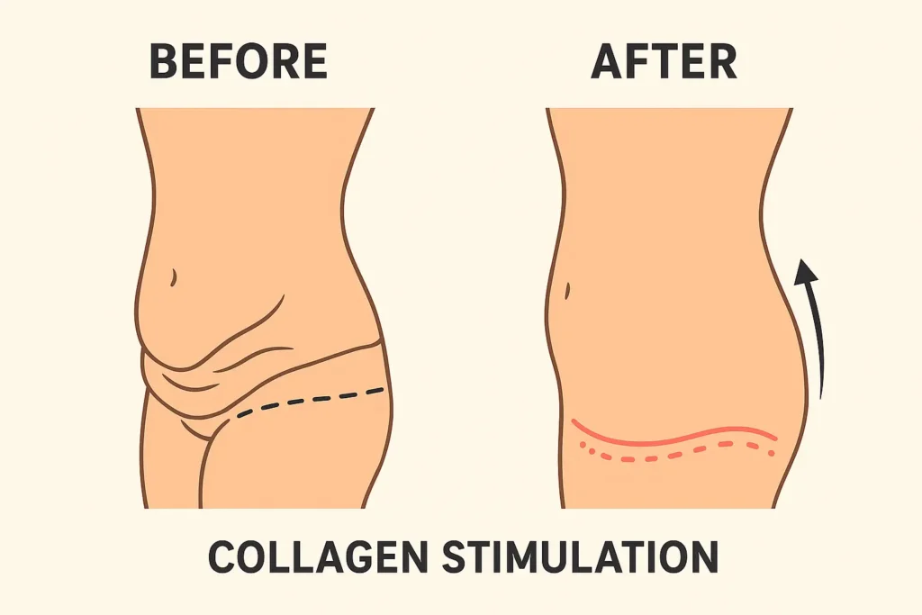 Before and after results for sagging skin after weight loss injections Bexleyhill