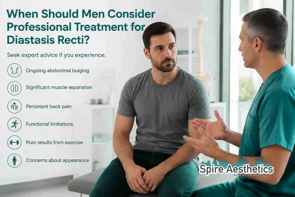 When Should Men Consider Professional Treatment for Diastasis Recti Bexleyhill?