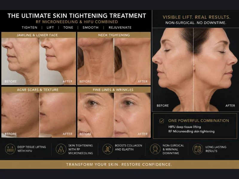 Results of combined treatment for the ultimate skin tightening treatment Bexleyhill
