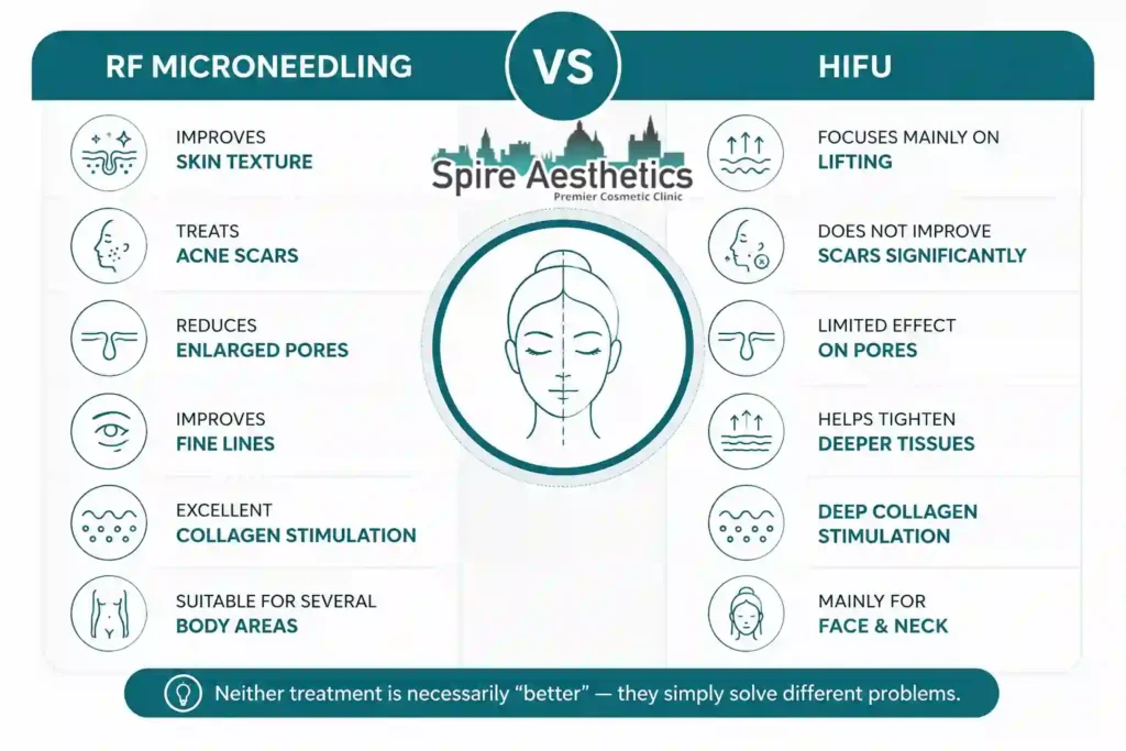 RF Microneedling vs HIFU: Which Treatment Gives Better Results Bexleyhill?